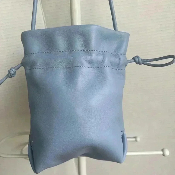 JCrew Lisbon Leather Drawstring Bag - Picture 5 of 5